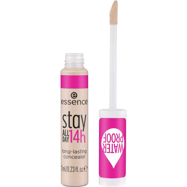 Essence Stay All Day 14H wodoodporny korektor w płynie 10 Light Honey 7ml