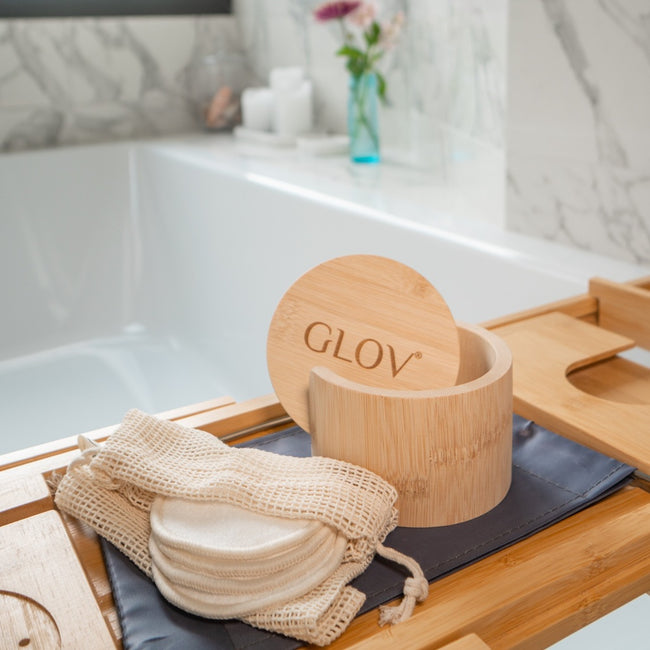 Glov Bamboleo płatki bambusowe 7szt + siatka do prania 1szt + organizer bambusowy 1szt