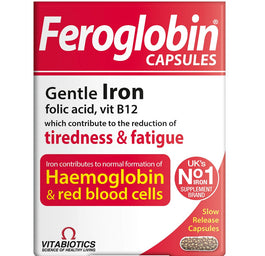 Vitabiotics Feroglobin Capsules feroglobina suplement diety 30 kapsułek