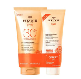Nuxe Sun zestaw mleczko do opalania SPF30 150ml + żel pod prysznic po opalaniu 100ml