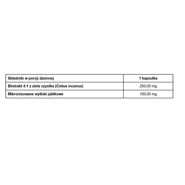 Pharmovit Czystek Cistus incanus 250 mg suplement diety 90 kapsułek