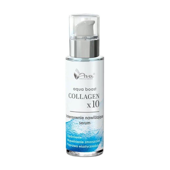 Ava Laboratorium Aqua Boost Collagen x10 intensywnie nawilżające serum 30ml