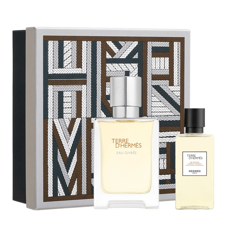 hermes terre d'hermes eau givree woda perfumowana 50 ml   zestaw