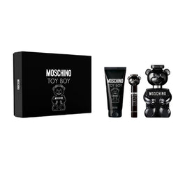 Moschino Toy Boy zestaw woda perfumowana spray 100ml + perfumowany żel do ciała 100ml + woda perfumowana spray 10ml