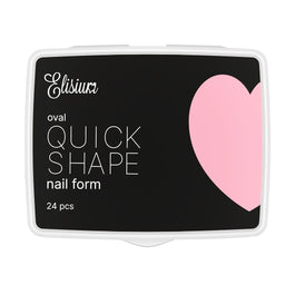 Elisium Quick Shape Nail Form Mini formy do przedłużania paznokci Oval 24szt