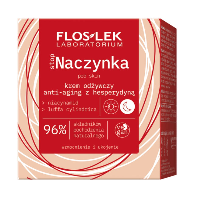 Floslek stopNaczynka krem odżywczy anti-aging z hesperydyną na dzień i na noc 50ml