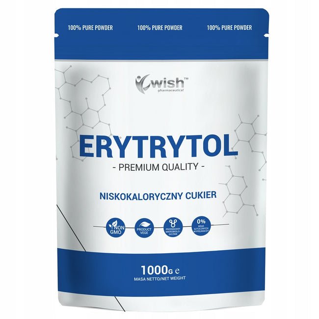 WISH Pharmaceutical Erytrytol niskokaloryczny cukier 1000g