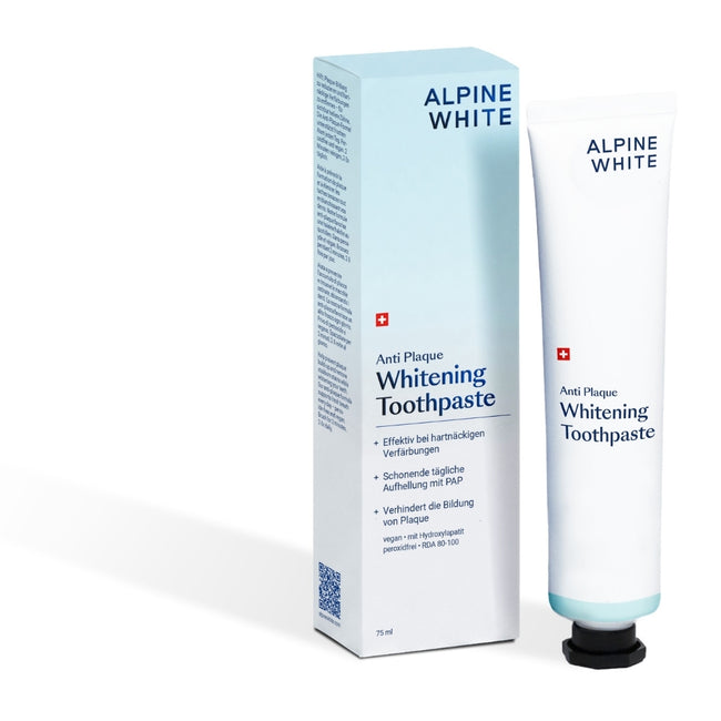 Alpine White Whitening Toothpaste Anti Plaque wybielająca pasta przeciw płytce nazębnej 75ml