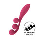 Satisfyer Tri Ball 1 wielofunkcyjny wibrator Red