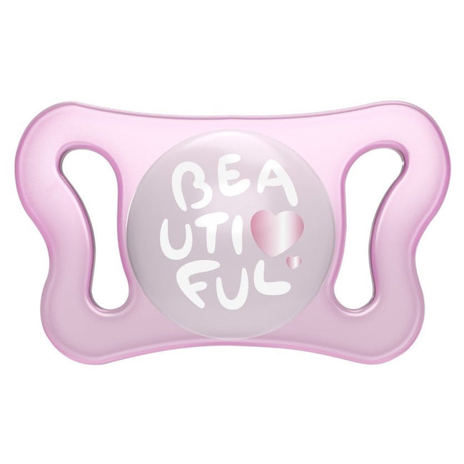 Chicco PhysioForma silikonowy smoczek do uspokajania Micro 0-2m+ Różowy 2szt.