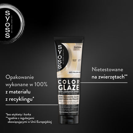 Syoss Color Glaze toner nabłyszczający z efektem laminacji