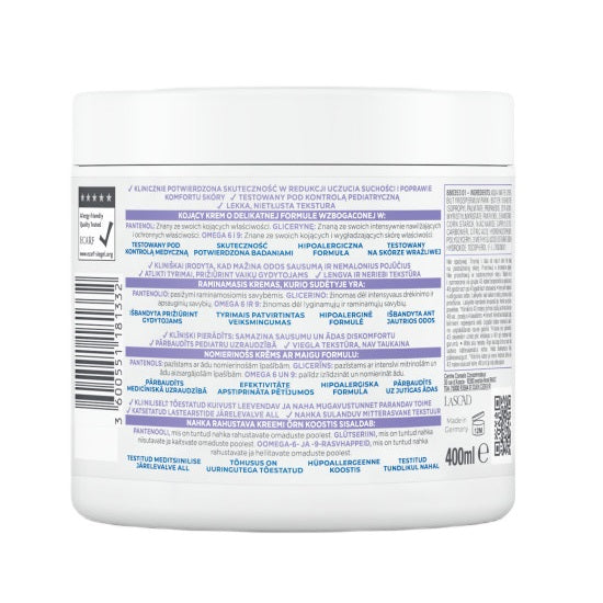 MIXA Panthenol Comfort+ kojący krem ochronny do twarzy dłoni i ciała 400ml