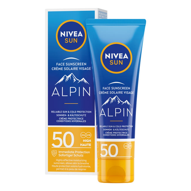 Nivea Sun Alpin krem do twarzy z wysoką ochroną SPF50 50ml