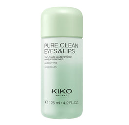 KIKO Milano Pure Clean Eyes&Lips dwufazowy płyn do demakijażu oczu i ust 125ml