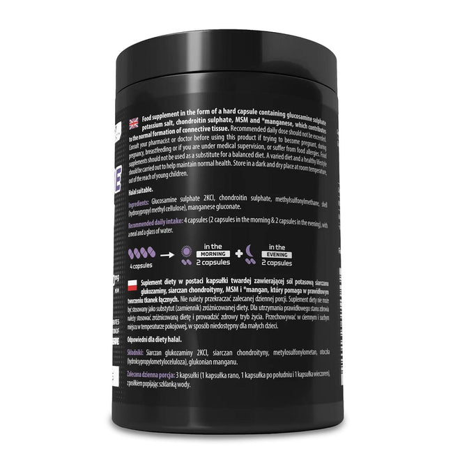 Skill Nutrition Glukozamina Chondroityna MSM suplement diety 90 kapsułek