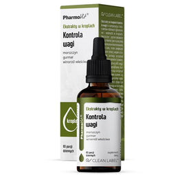Pharmovit Ekstrakty w kroplach Kontrola wagi suplement diety w kroplach 30ml