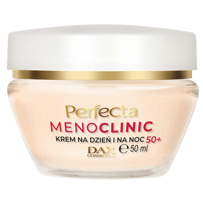 Perfecta Menoclinic ujędrniający krem do twarzy przeciwzmarszczkowy 50+ na dzień i na noc 50ml