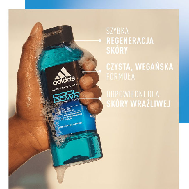 Adidas Active Skin & Mind Cool Down żel pod prysznic dla mężczyzn 250ml
