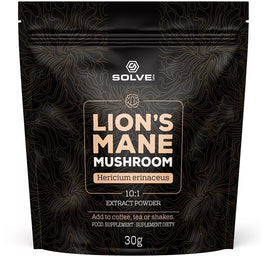 Solve Labs Lion's Mane Mushroom soplówka jeżowata suplement diety w proszku 30g