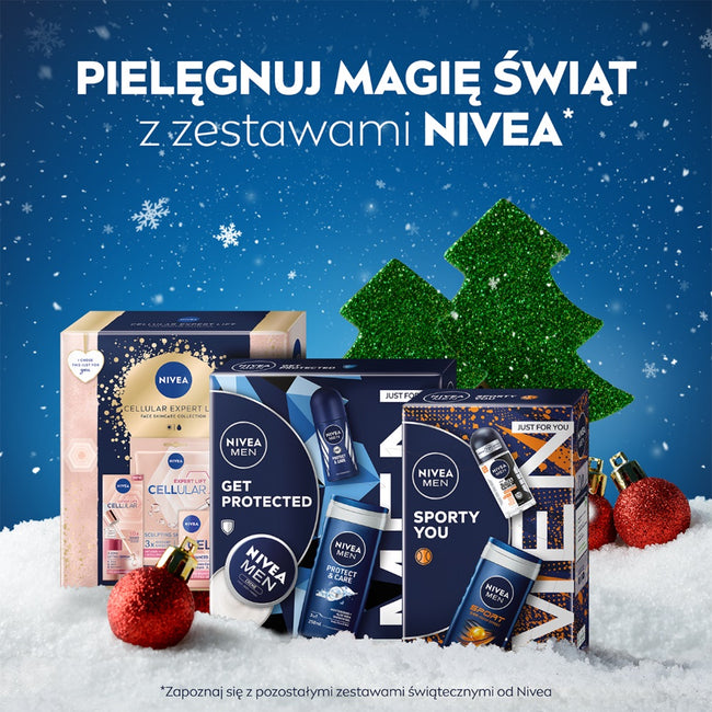 Nivea Men Keep It Calm zestaw ochronny krem do twarzy 75ml + żel do mycia twarzy 100ml + żel pod prysznic 3w1 250ml