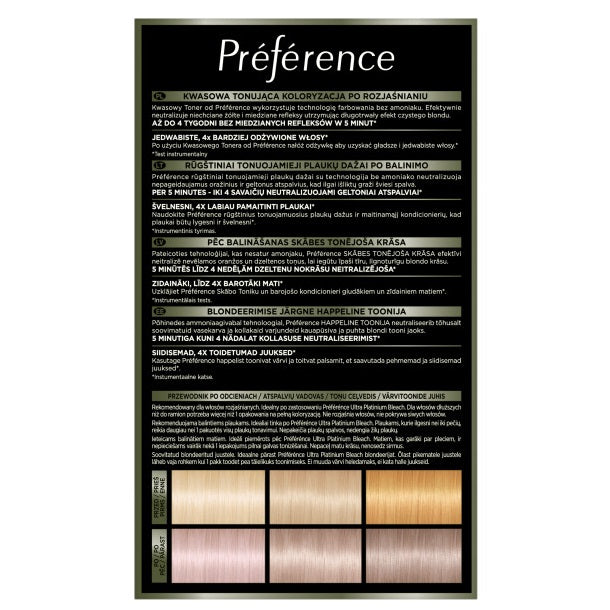 L'Oreal Paris Preference Le Blonding koloryzacja tonizująca do włosów