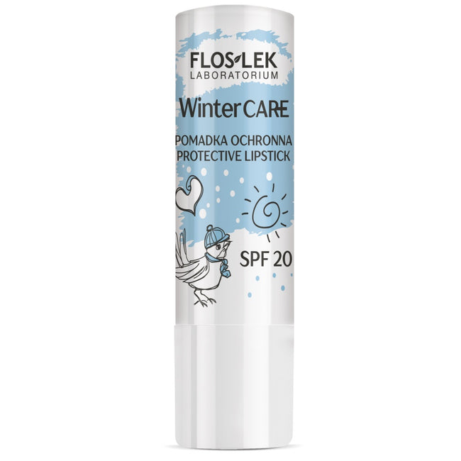 Floslek Winter Care zestaw krem ochronny zimowy 50ml + krem zimowy przeciwsłoneczny do twarzy SPF50+ 30ml + pomadka ochronna SPF20 4g