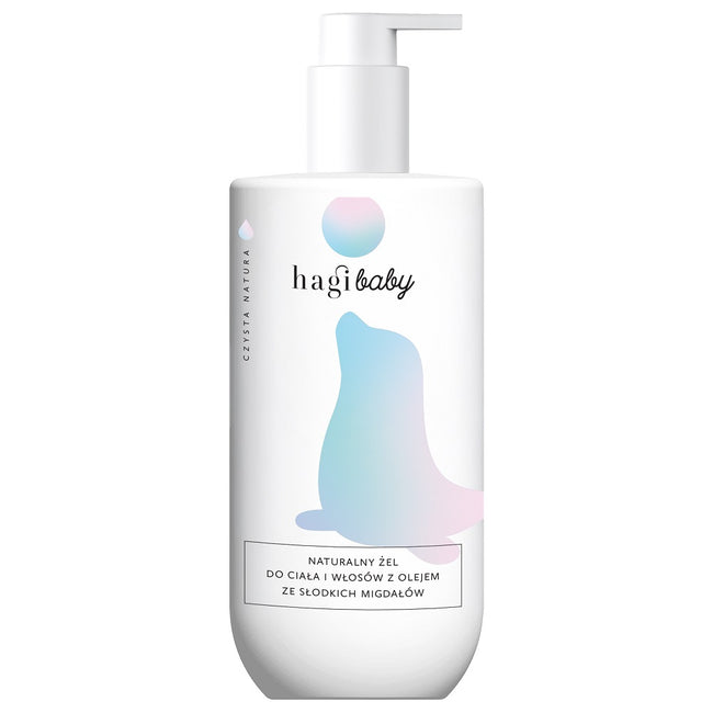 Hagi Baby naturalny żel do ciała i włosów z olejem ze słodkich migdałów 250ml