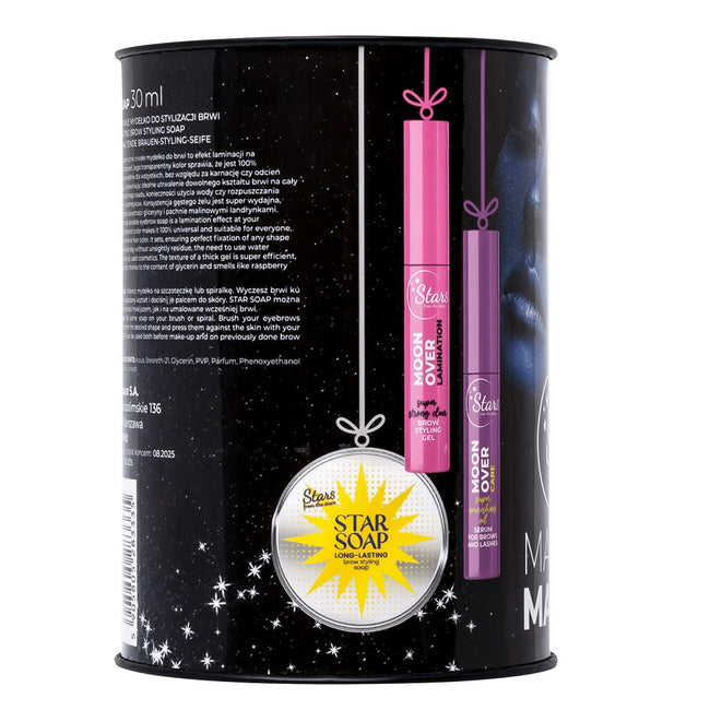 Stars from The Stars Make It Magic! zestaw mydełko do stylizacji brwi 30ml + serum do brwi i rzęs 8g + mocny żel do stylizacji brwi 8g