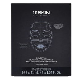 111Skin Celestial Black Diamond liftingująca i ujędrniająca maseczka w płachcie 5x31ml