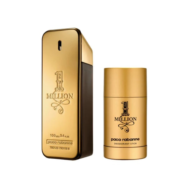 Paco Rabanne 1 Million Men zestaw woda toaletowa spray 100ml + dezodorant w sztyfcie 75ml
