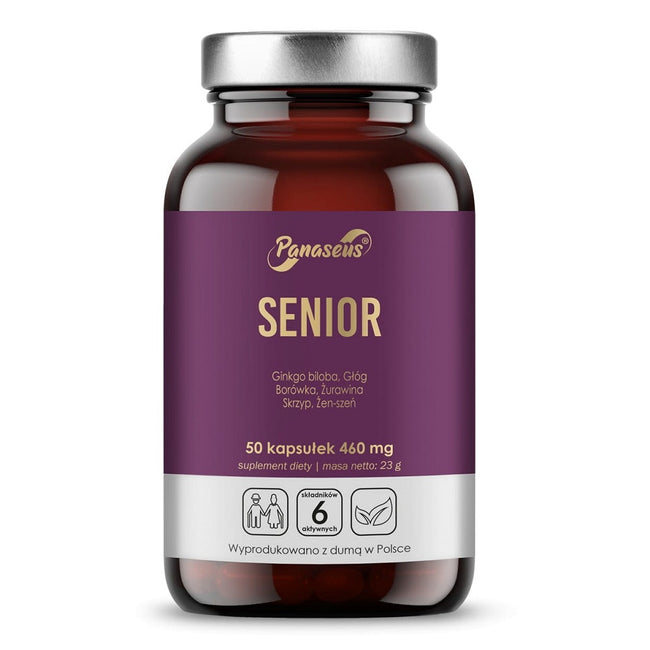 Panaseus Senior suplement diety 50 kapsułek