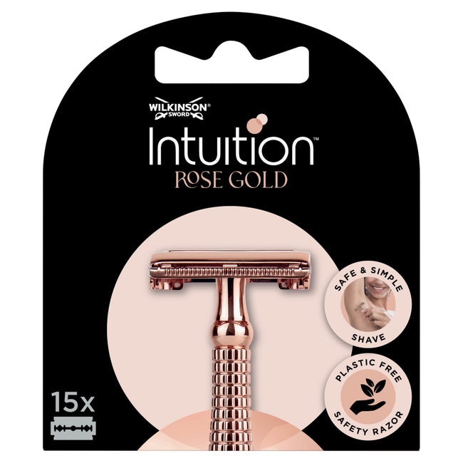 Wilkinson Intuition Rose Gold potrójnie powlekane ostrza 15szt