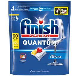 Finish Quantum Lemon kapsułki do mycia naczyń w zmywarce 60szt
