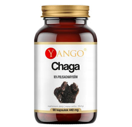 Yango Chaga ekstrakt 10% polisacharydów suplement diety 90 kapsułek