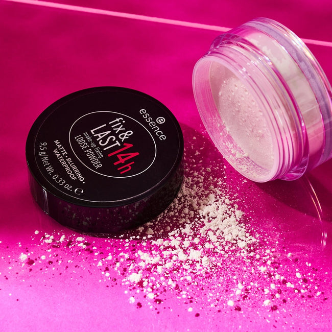 Essence Fix & Last 14h sypki puder utrwalający makijaż