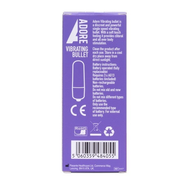 Adore Vibrating Bullet dyskretny masażer