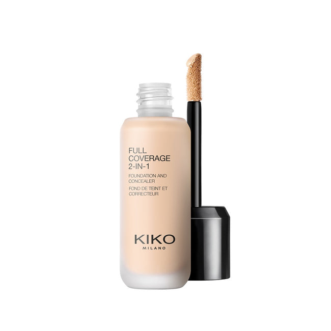 KIKO Milano Full Coverage 2-In-1 Foundation & Concealer mocno kryjący podkład i korektor 2 w 1