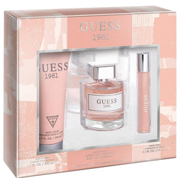 Guess Guess 1981 zestaw woda toaletowa spray 100ml + woda toaletowa spray 15ml + balsam do ciała 200ml