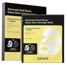 COSRX Advanced Snail Mucin Glass Glow Hydrogel Mask hydrożelowa maseczka w płachcie z mucyną ślimaka 3szt.
