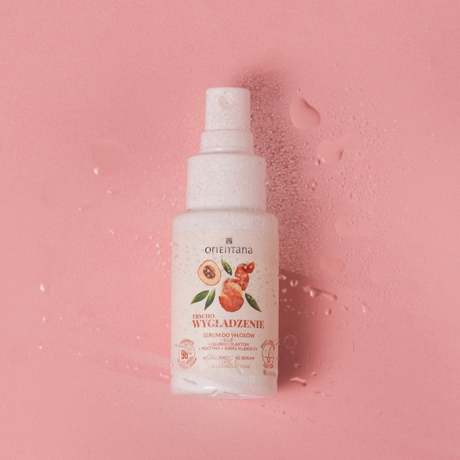 ORIENTANA Trycho Wygładzenie serum do włosów Liczi Glukonolakton Pektyny Kwas mlekowy 50ml