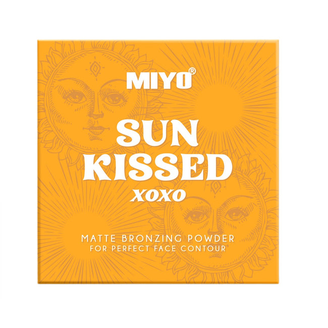 MIYO Sun Kissed Matte Bronzing Powder puder brązujący do twarzy 02 Chilly Bronze 10g