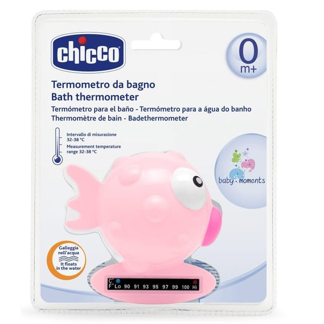 Chicco Termometr do kąpieli Rybka Różowy