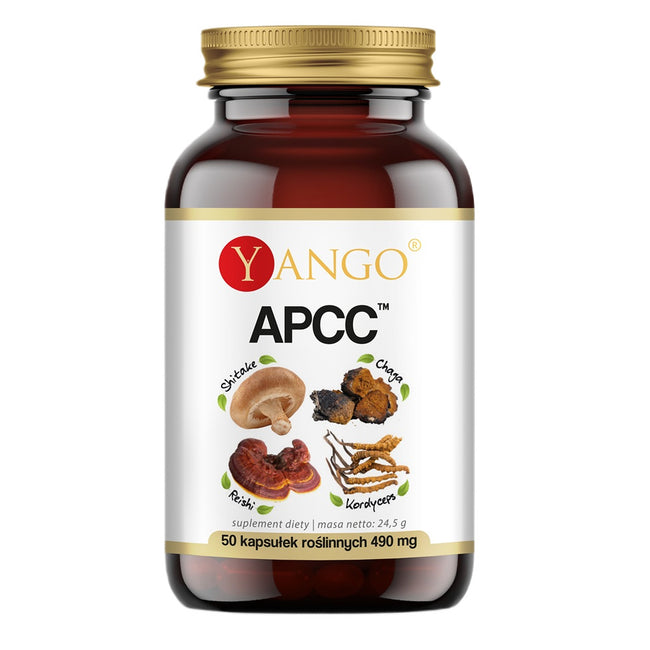 Yango APCC grzyby witalne suplement diety 50 kapsułek