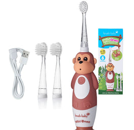 Brush-Baby WildOnes szczoteczka soniczna dla dzieci 0-10l Monkey