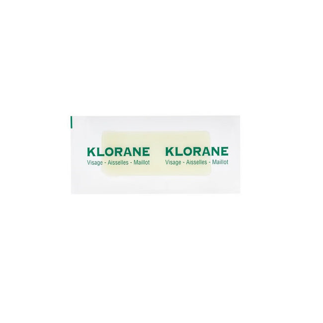 Klorane Cold Wax Strips plastry do depilacji twarzy i wrażliwych miejsc 6szt