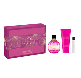 Jimmy Choo Rose Passion zestaw woda perfumowana spray 100ml + miniatura wody perfumowanej 7.5ml + balsam do ciała 100ml