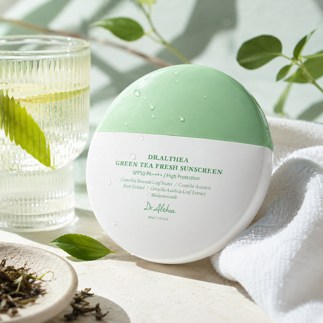 Dr. Althea Green Tea Fresh Sunscreen SPF50 PA++++ łagodzący krem przeciwsłoneczny 45ml