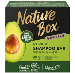 Nature Box Avocado Oil regenerujący szampon do włosów w kostce z olejem awokado 85g