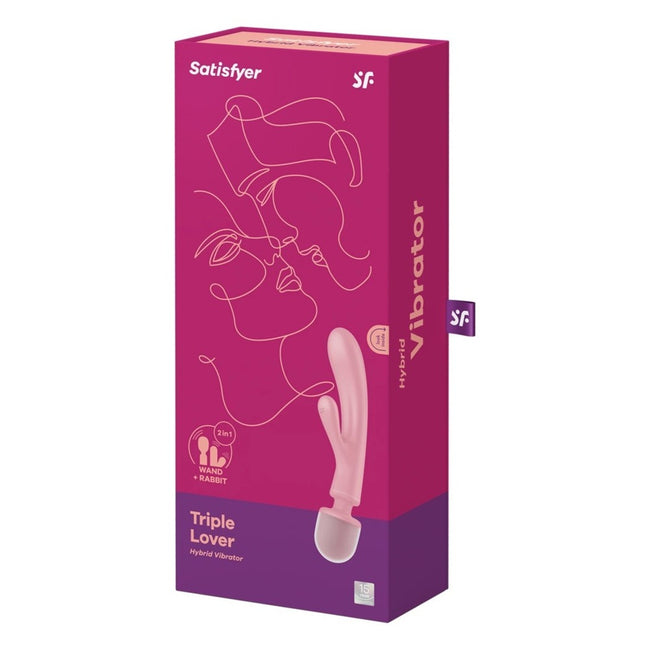 Satisfyer Triple Lover wielofunkcyjny wibrator Pink