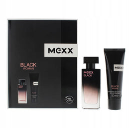 Mexx Black Woman zestaw woda toaletowa spray 30ml + żel pod prysznic 50ml